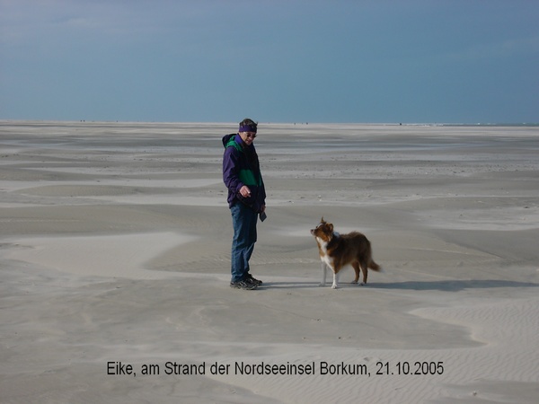 Eike, Strand Insel Borkum,21.10.05