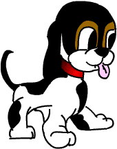 Comic, kleiner Hund