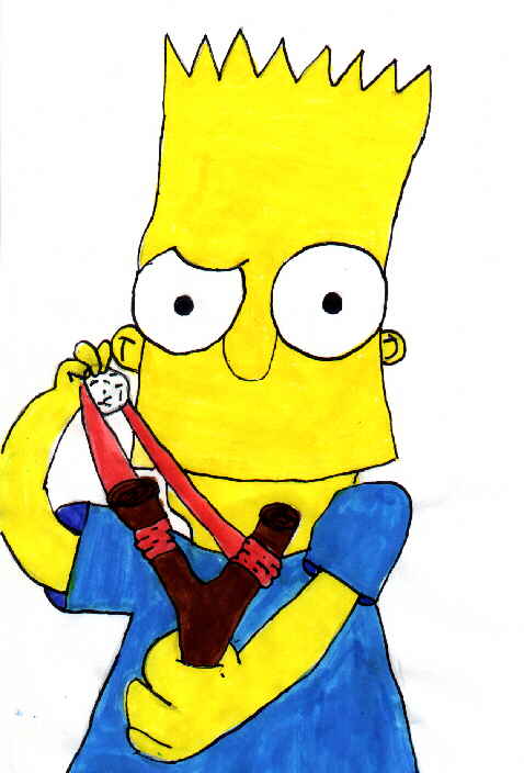 Bart mit Schleuder